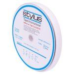STYLUS SELF ADHESIVE HOOK STRIP 25MM X 25M WHITE