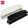 DELI 4 HOLE PUNCH 12 SHEETS ASSORTED COLOURS