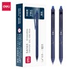 DELI RETRACTABLE FRIXION ERASABLE GEL PEN 05MM BLUE BOX 12