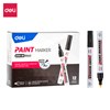 DELI PAINT MARKER BULLET 2MM BLACK BOX 12