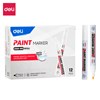 DELI PAINT MARKER BULLET 2MM WHITE BOX 12