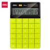 DELI DESKTOP CALCULATOR 12 DIGITS GREEN
