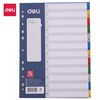 DELI A4 DIVIDERS 112 TAB ASSORTED COLOURS