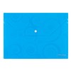 DELI DOCUMENT WALLET BUTTON CLOSURE A4 BLUE