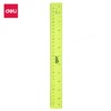 DELI ECO PVC FLEXIBLE RULER 30CM GREEN