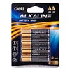 DELI AA ALKALINE BATTERY 4 PACK