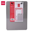DELI A4 TRANSPARENT CLIPBOARD SMOKE