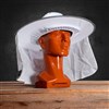 MOONDYNE POP UP HARD HAT BRIM WITH FLAP  WHITE