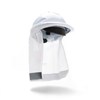 MOONDYNE ELASTIC HARD HAT NECK FLAP  WHITE