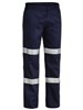 BISLEY BP6003T COTTON DRILL WORK PANTS WITH BIOMOTION TAPE  NAVY  SIZE 92R