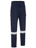 BISLEY BPC8580T APEX 240 FR RIPSTOP CARGO PANTS WITH REFLECTIVE TAPE  NAVY  SIZE 92S
