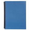 DISPLAY BOOK REFILLABLE 20 POCKET A4 BLUE