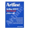 ARTLINE 400 PAINT MARKER BULLET 23MM BLUE BOX 12