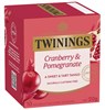 TWININGS HERBAL INFUSIONS CRANBERRY  POMEGRANATE TEA BAGS PACK 10