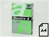 DOUBLE A COLOURS COPY PAPER 80GSM A4 PACK 500 SHEETS  PARROT GREEN