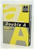 DOUBLE A COLOURS COPY PAPER 80GSM A4 PACK 500 SHEETS  LEMON YELLOW