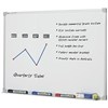 DELI MAGNETIC WHITEBOARD ALUMINIUM FRAME 1800MM X 1200MM