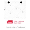 SASCO THCR DESK CALENDAR REFILL TOP PUNCH  2027