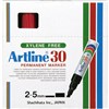 ARTLINE 30 MINI PERMANENT MARKER CHISEL 5MM ASSORTED BOX 12