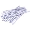 GBC PLASTIC BINDING COMB ROUND 21 LOOP 10MM A4 WHITE PACK 100