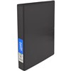 BANTEX INSERT RING BINDER PP 2D 25MM A4 BLACK