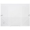 AVERY 47708 DOCUMENT WALLET A4 3 FLAP ELASTIC CLOSURE CLEAR
