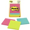 POSTIT 6301 LINED NOTES 76 X 76MM JAIPUR PACK 3