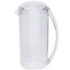CONNOISSEUR WATER JUG PLASTIC WITH LID 1 LITRE CLEAR