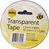 MARBIG TRANSPARENT TAPE 12MM X 66M 762MM CORE