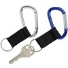 REXEL ID CARABINER KEY RINGS BLUESILVER PACK 2