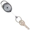 REXEL ID RETRACTABLE SNAP LOCK KEY HOLDER REEL GREY