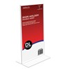 DEFLECTO SIGN HOLDER TSHAPE DOUBLE SIDED PORTRAIT DL CLEAR