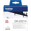 BROTHER DK22214 CONTINUOUS PAPER LABEL ROLL 12MM X 3048M WHITE