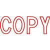 XSTAMPER CXBN 1006 PREINKED MESSAGE STAMP COPY 42 X 13MM RED