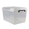ITALPLAST STORAGE BOX WITH LID 48 LITRE CLEAR
