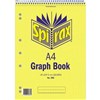 SPIRAX GRAPH BOOK TOP OPEN 5MM 60 PAGE A4