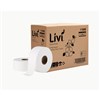 LIVI ESSENTIALS JUMBO ROLL TOILET EMBOSSED 2PLY 300M CARTON 8