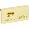 POSTIT R335YL POP UP LINED NOTES 76 X 76MM YELLOW PACK 6