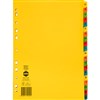 MARBIG DIVIDER MANILLA AZ TAB A4 BRIGHT ASSORTED