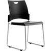 BURO PRONTO VISITOR CHAIR SLED BASE BLACK