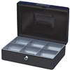 ESSELTE CLASSIC CASH BOX 250 X 180 X 80MM SIZE 10 BLACK