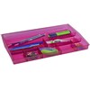 ITALPLAST DRAWER TIDY 8 COMPARTMENT TINTED PINK