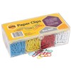 MARBIG COLOURED PAPER CLIP LARGE 33MM ASSORTED BOX 800