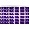 AVERY 43347 LATERAL FILE LABEL SIDE TAB YEAR CODE 7 25 X 38MM PURPLE PACK 180