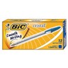 BIC CRISTAL BALLPOINT PENS MEDIUM BLUE BOX 12