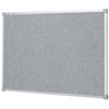 QUARTET PENRITE FABRIC BULLETIN BOARD 900 X 600MM LIGHT GREY
