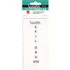 CRYSTALFILE INDICATOR TAB INSERTS AZ WHITE PACK 60