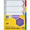 MARBIG DIVIDER REINFORCED MANILLA 5TAB A4 ASSORTED