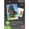 GBC LAMINATING POUCH GLOSS 80 MICRON A4 CLEAR PACK 100