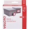 VELCRO BRAND STICKON HOOK AND LOOP DOTS 22MM WHITE PACK 62